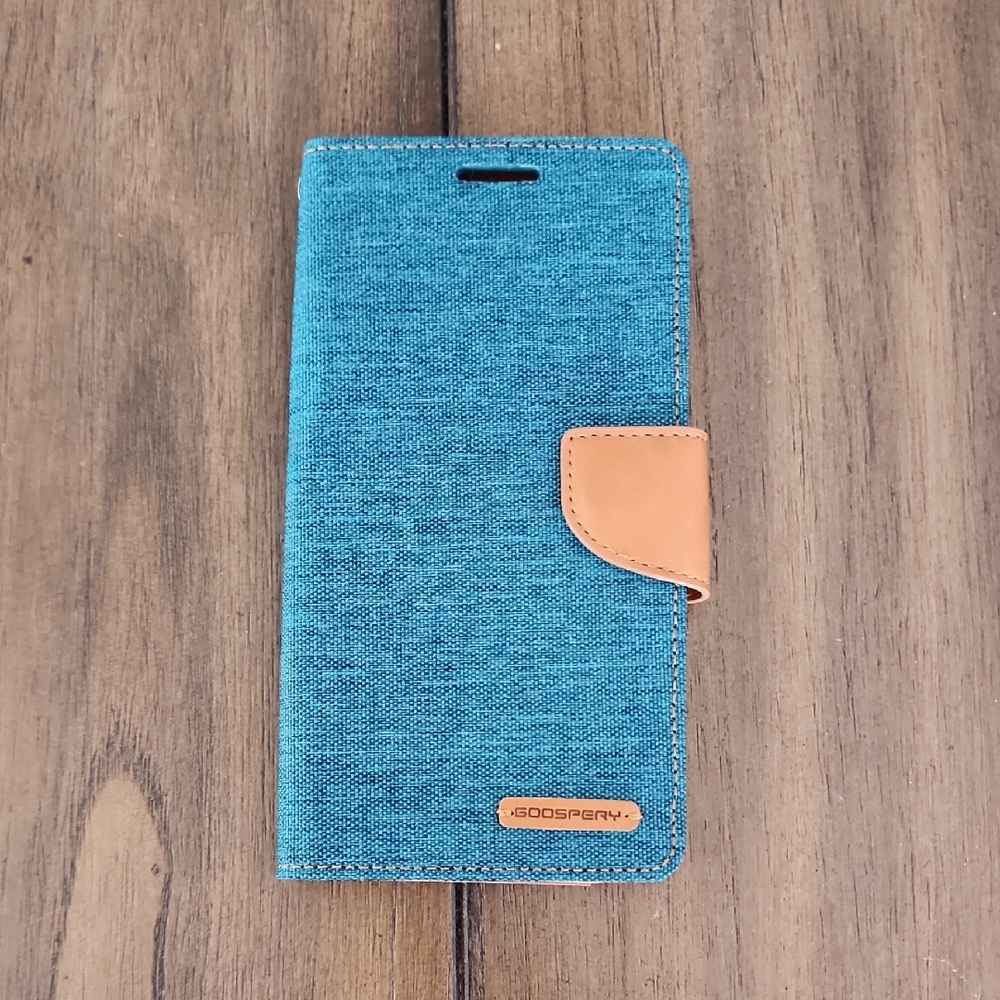 Goospery Teal Pleather Phone Case
